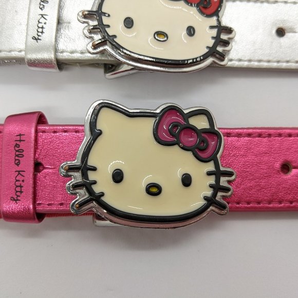 Sanrio Hello Kitty Pink and Silver Belts - Picture 2 of 7